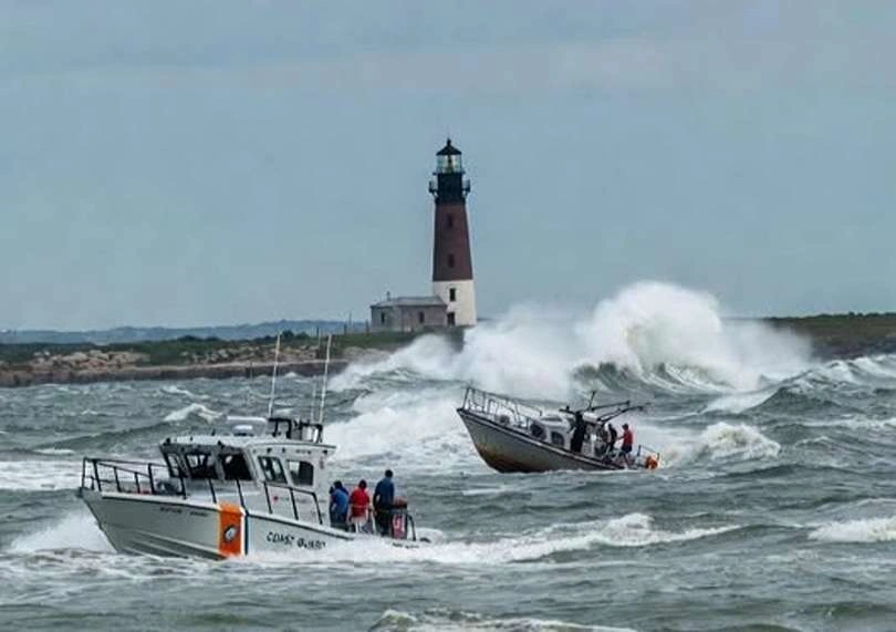 Dramatic Long Island Yacht Rescue: 4 Saved by Coast Guard