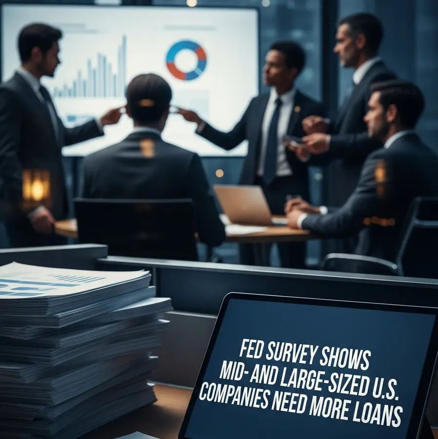 Fed Survey Shows Mid- and Large-Sized U.S. Companies Need More Loans