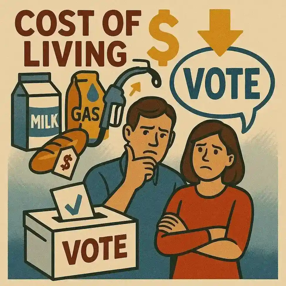 How the cost of living is affecting how people vote