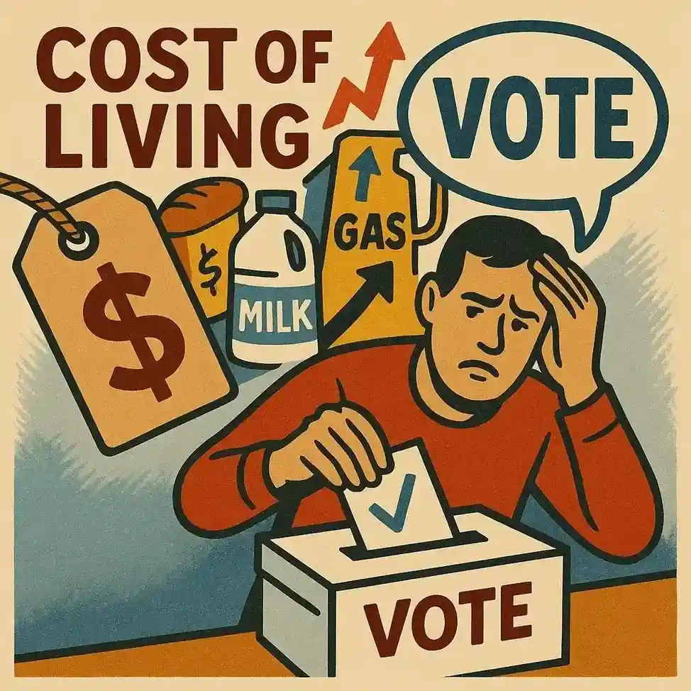 How the cost of living is affecting how people vote in the America