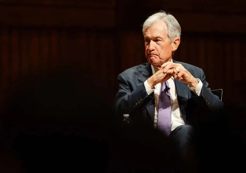 Jerome Powell and Donald Trump amid growing tensions over Federal Reserve independence and interest rate policy