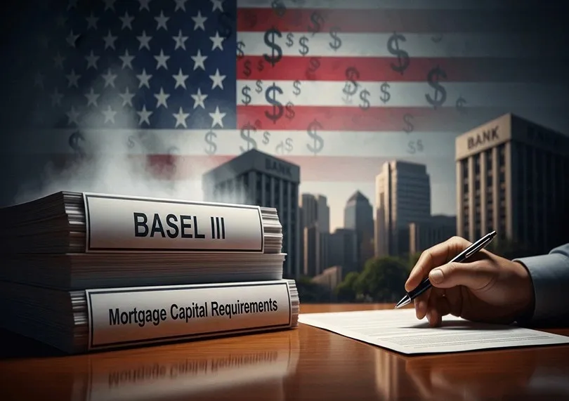 Basel III mortgage capital standards impact on US banking